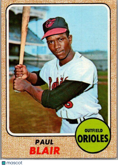 1968 Topps #135 Paul Blair -EX/NM