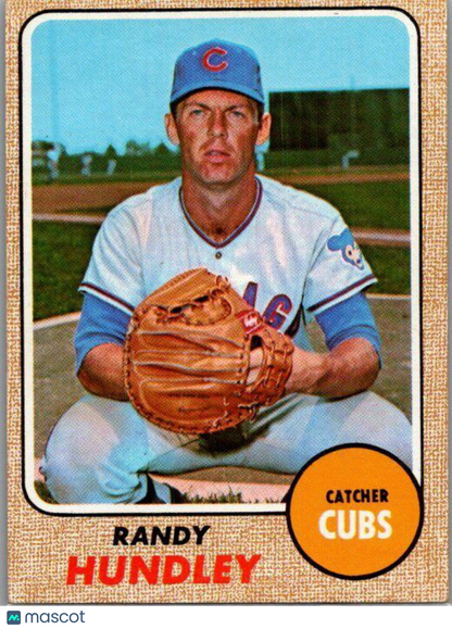 1968 Topps #136 Randy Hundley VG/EX