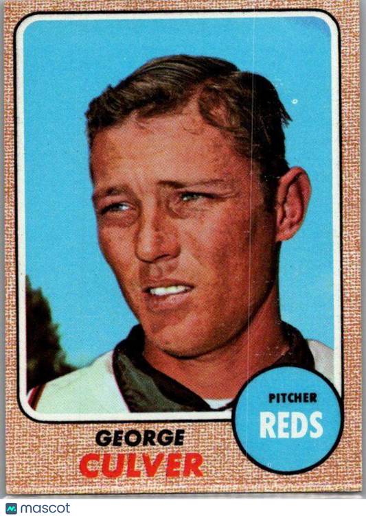 1968 Topps #319 George Culver EX/NM