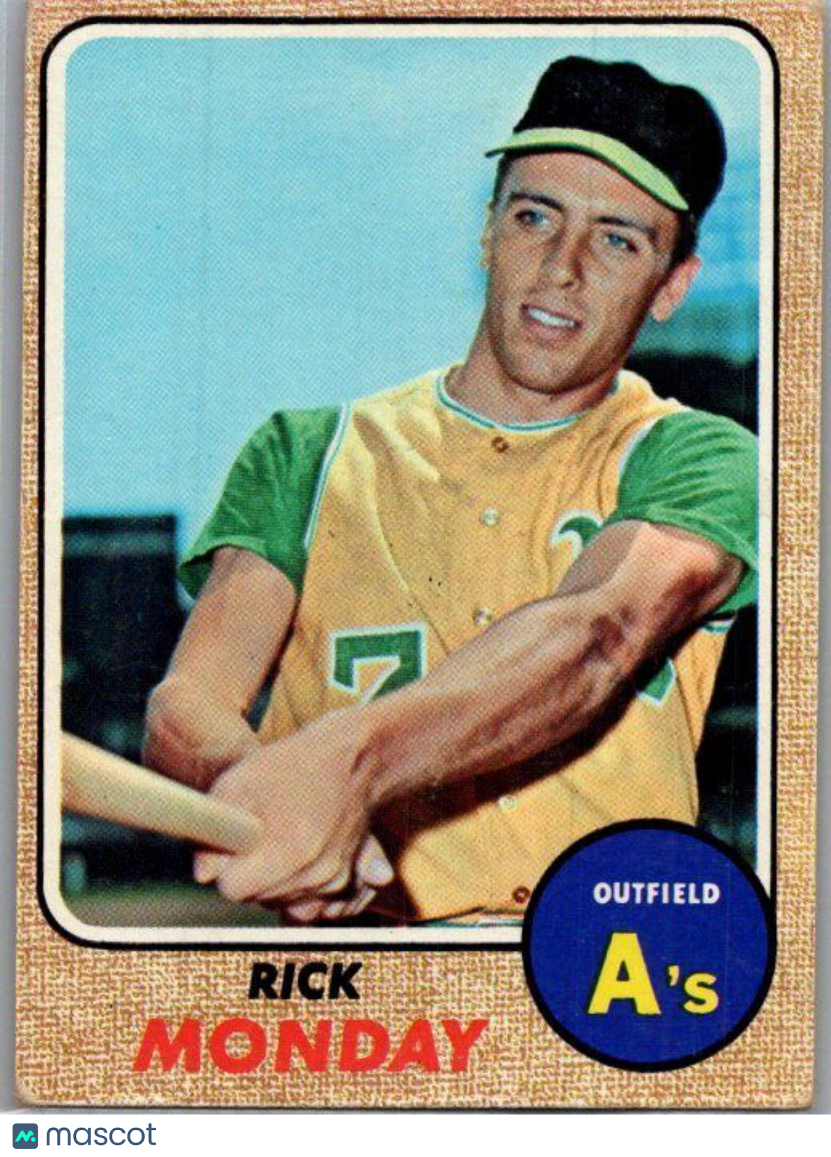 1968 Topps #282 Rick Monday VG/EX