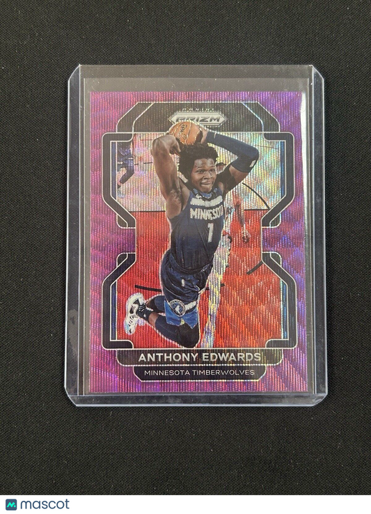 2021 Panini Prizm Purple Anthony Edwards