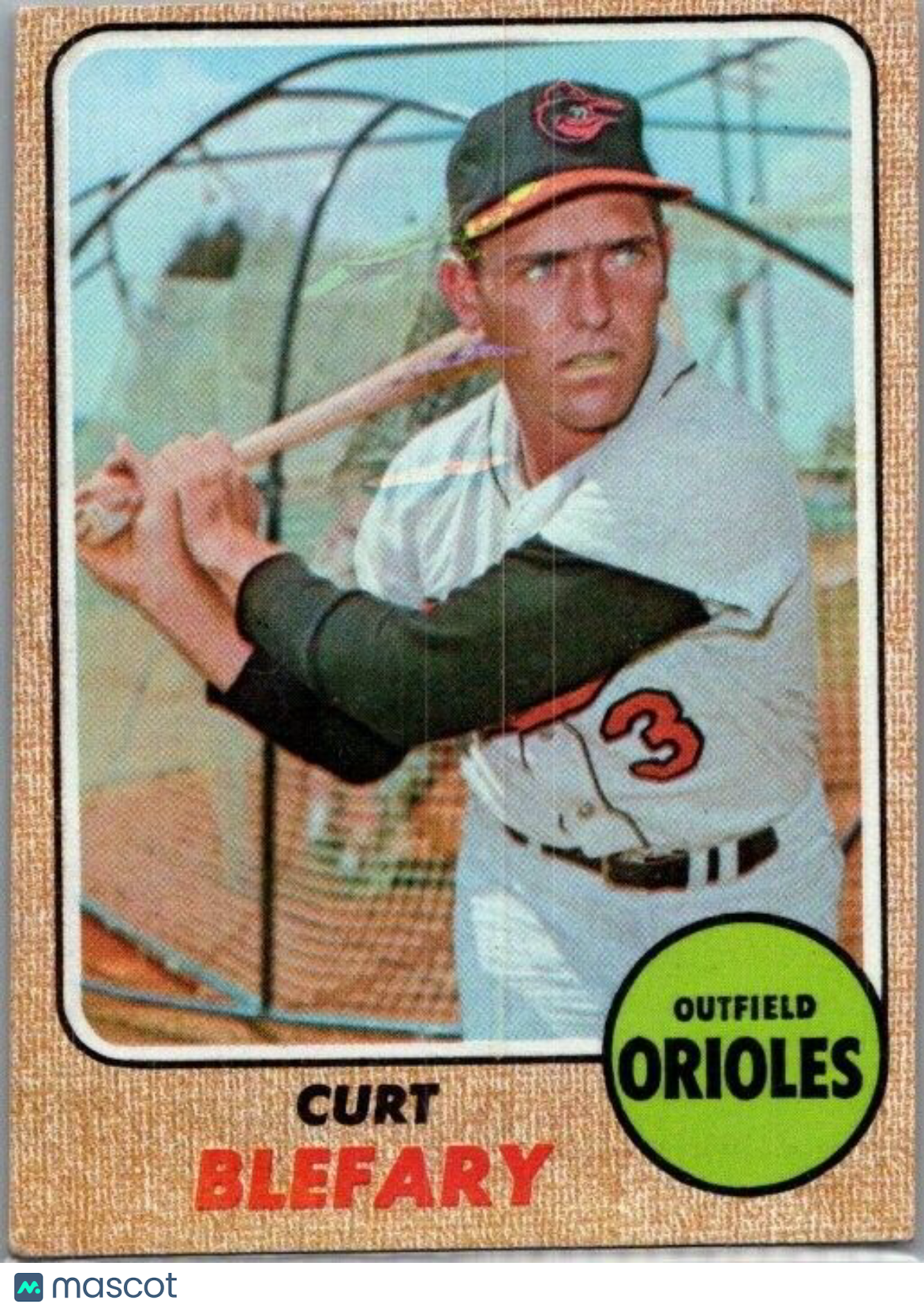 1968 Topps - #312 Curt Blefary