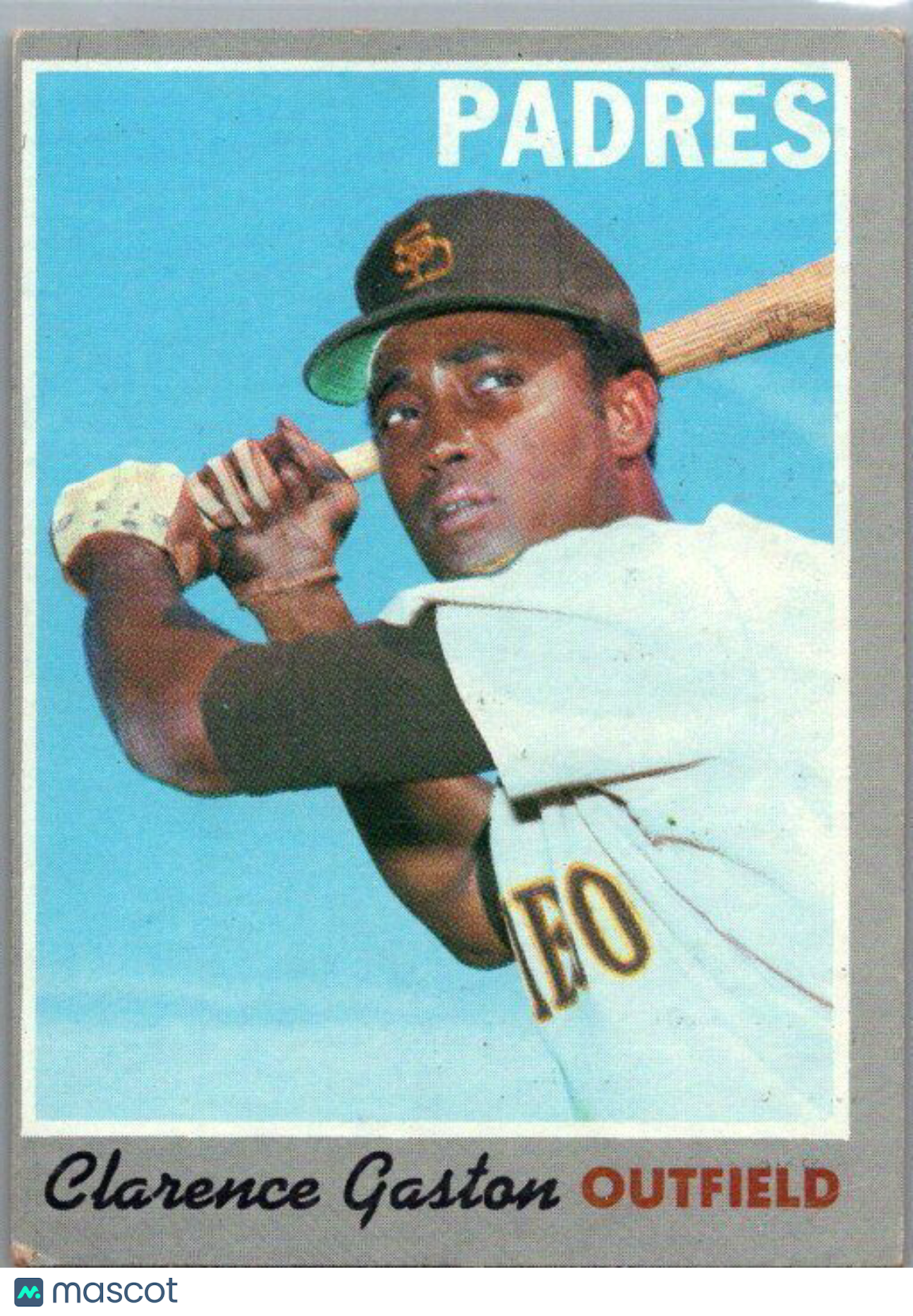 1970 Topps #604 Clarence Gaston