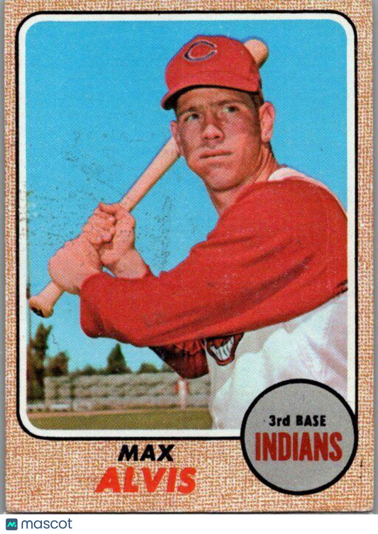 1968 Topps #340 Max Alvis