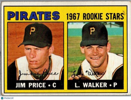 1967 Topps - 1967 Rookie Stars #123 Luke Walker, Jim Price (RC)