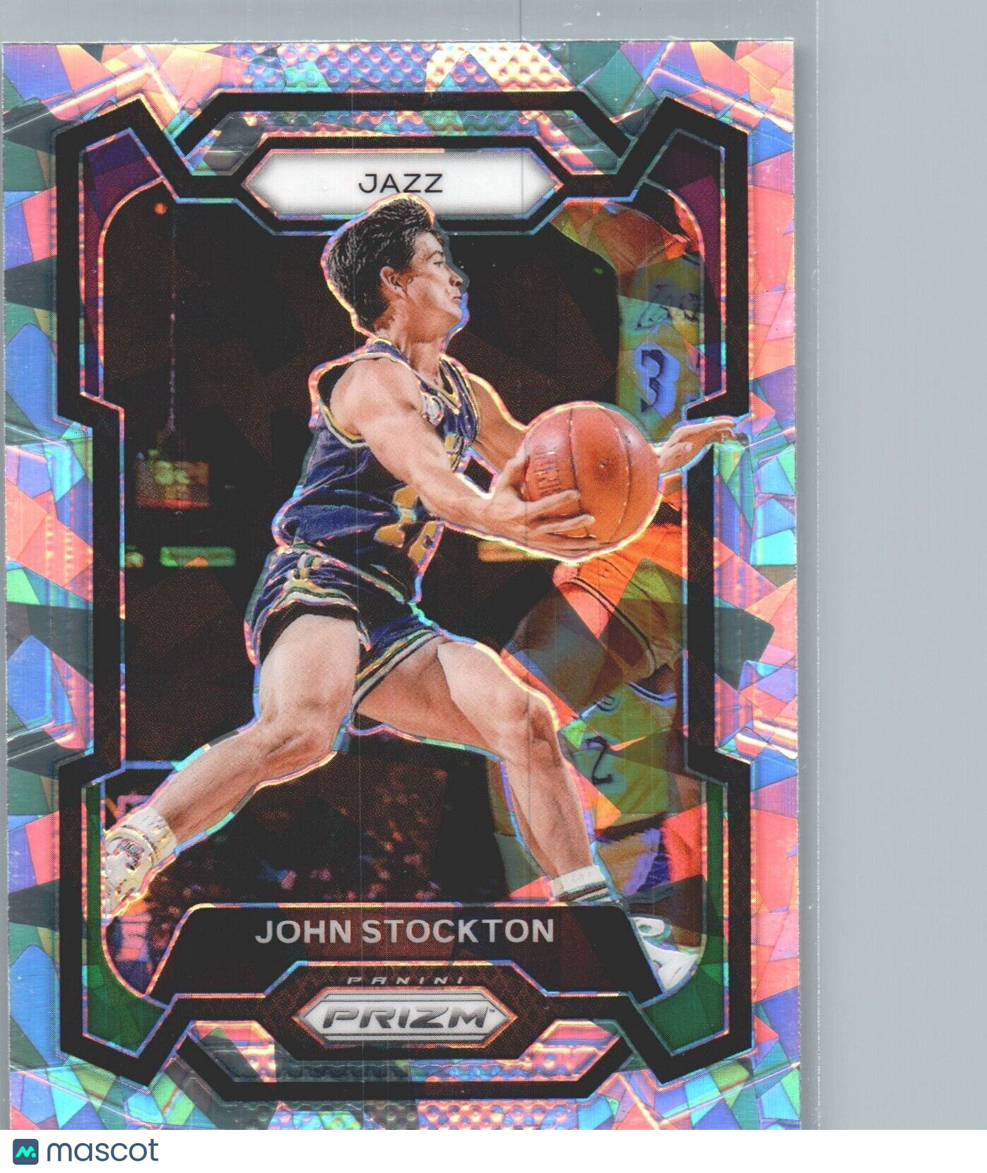 2023-24 Panini Prizm - Ice Prizm #198 John Stockton