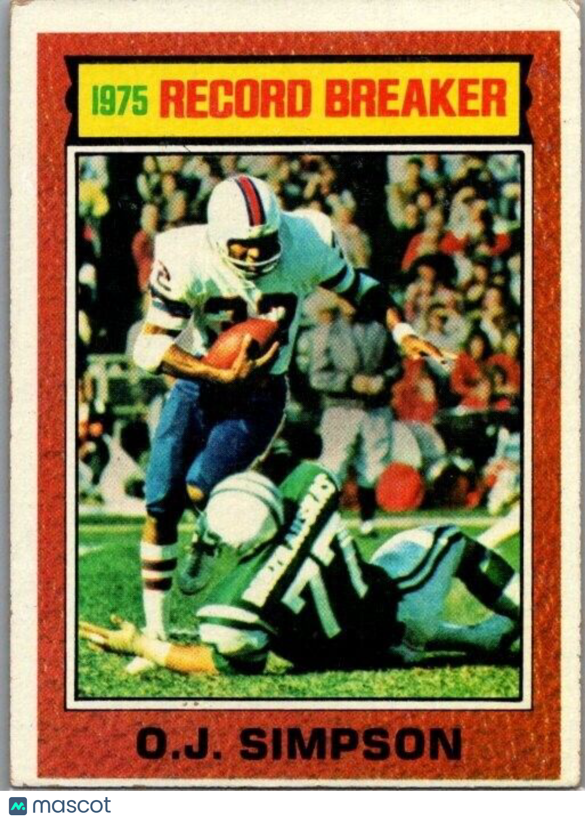 1976 Topps - #6 O.J. Simpson Record Breaker