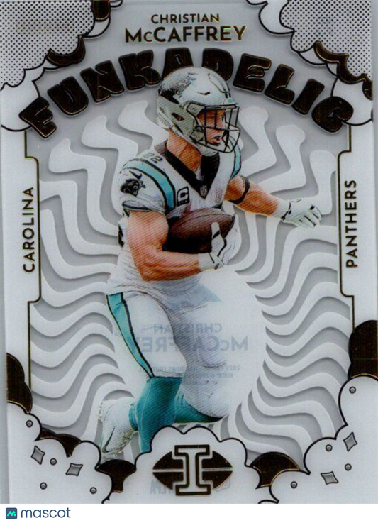 2022 Panini Illusions #F-6 Christian McCaffrey Funkadelic