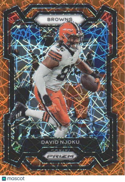 2023 Panini Prizm #70 David Njoku Lazer