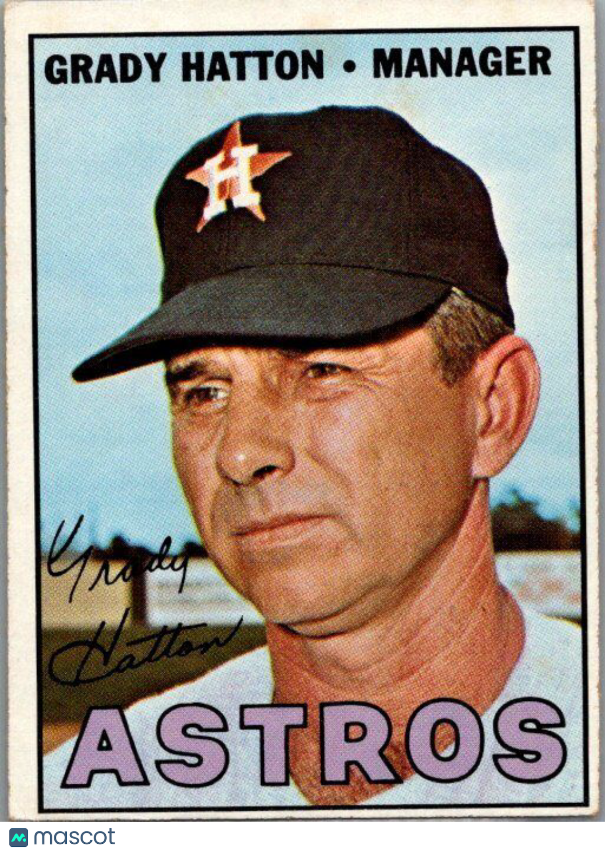 1967 Topps #347 Grady Hatton