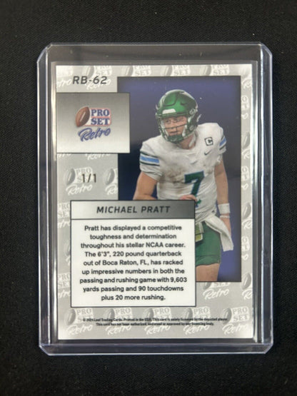 2024 Leaf Pro Set Retro #RB-62 Michael Pratt 1/1