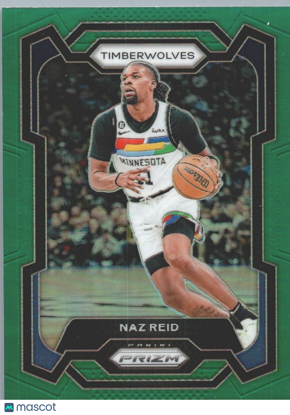 2023-24 Panini Prizm - Green #204 Naz Reid