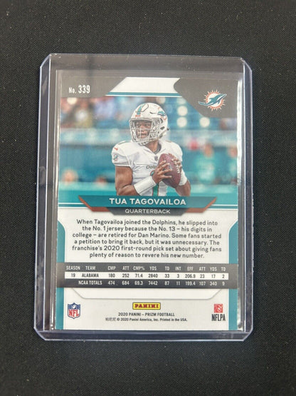 2020 Panini Prizm - Rookie #339 Tua Tagovailoa (RC)