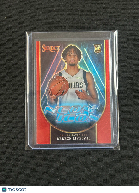 2023-24 Panini Select - Neon Icons #16 Dereck Lively (RC)