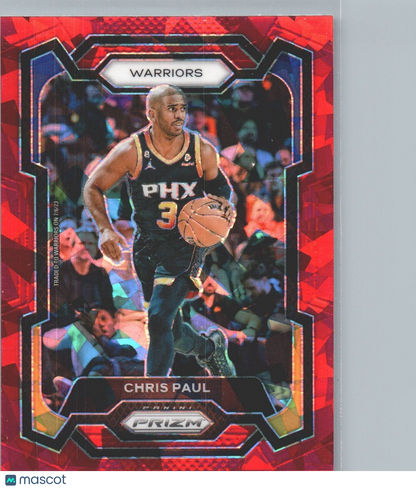 2023-24 Panini Prizm - Red Ice Prizm #99 Chris Paul