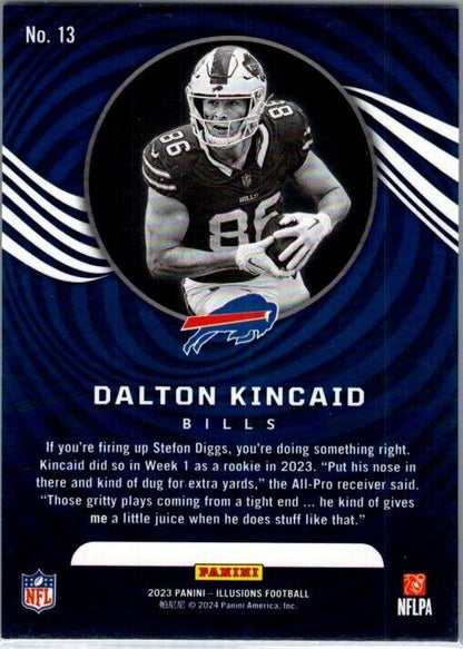 2023 Panini Illusions - #13 Dalton Kincaid (RC)