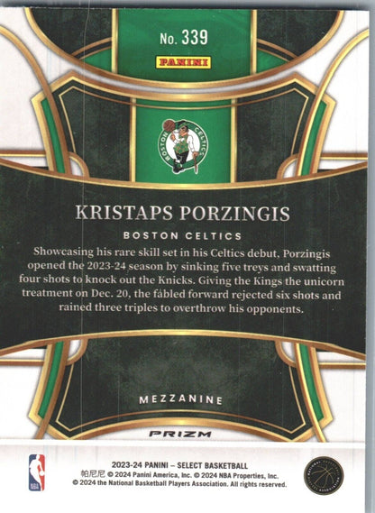 2023-24 Panini Select Kristaps Porzingis #339