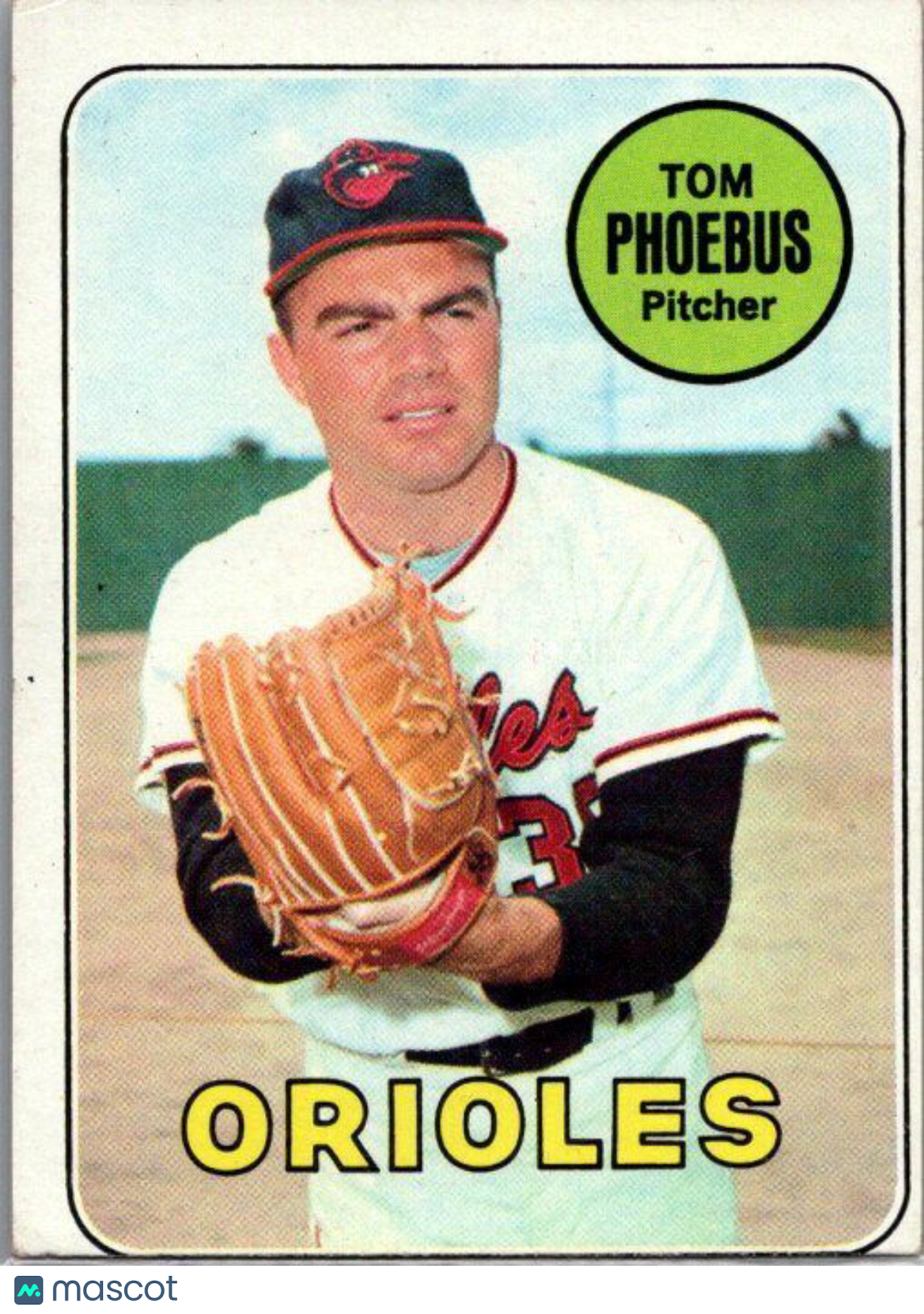 1969 Topps #185 Tom Phoebus