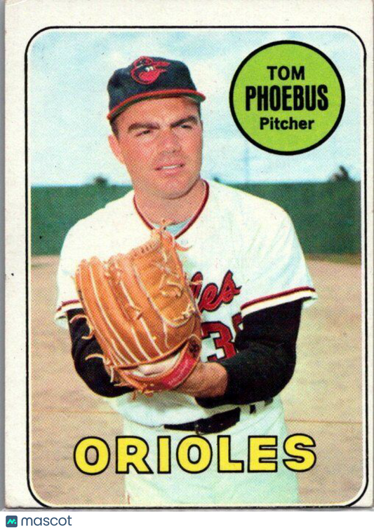 1969 Topps #185 Tom Phoebus