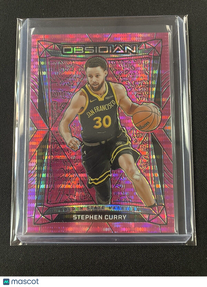 2023-24 Panini Obsidian Stephen Curry Electric Etch Pink Pulsar #45 Warriors SSP