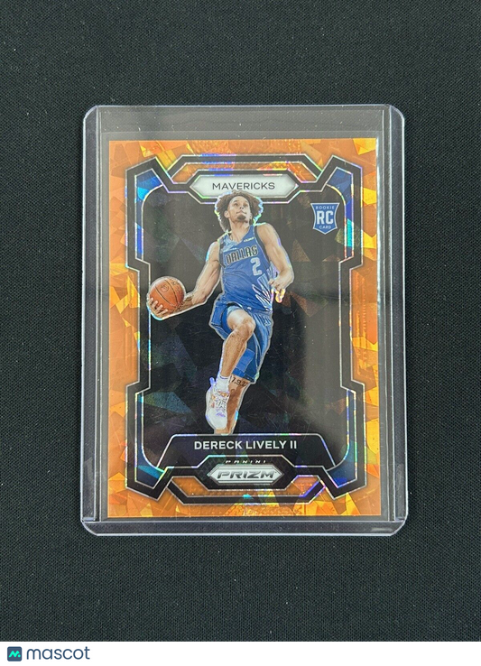 2023 Panini Prizm Orange Ice Dereck Lively II