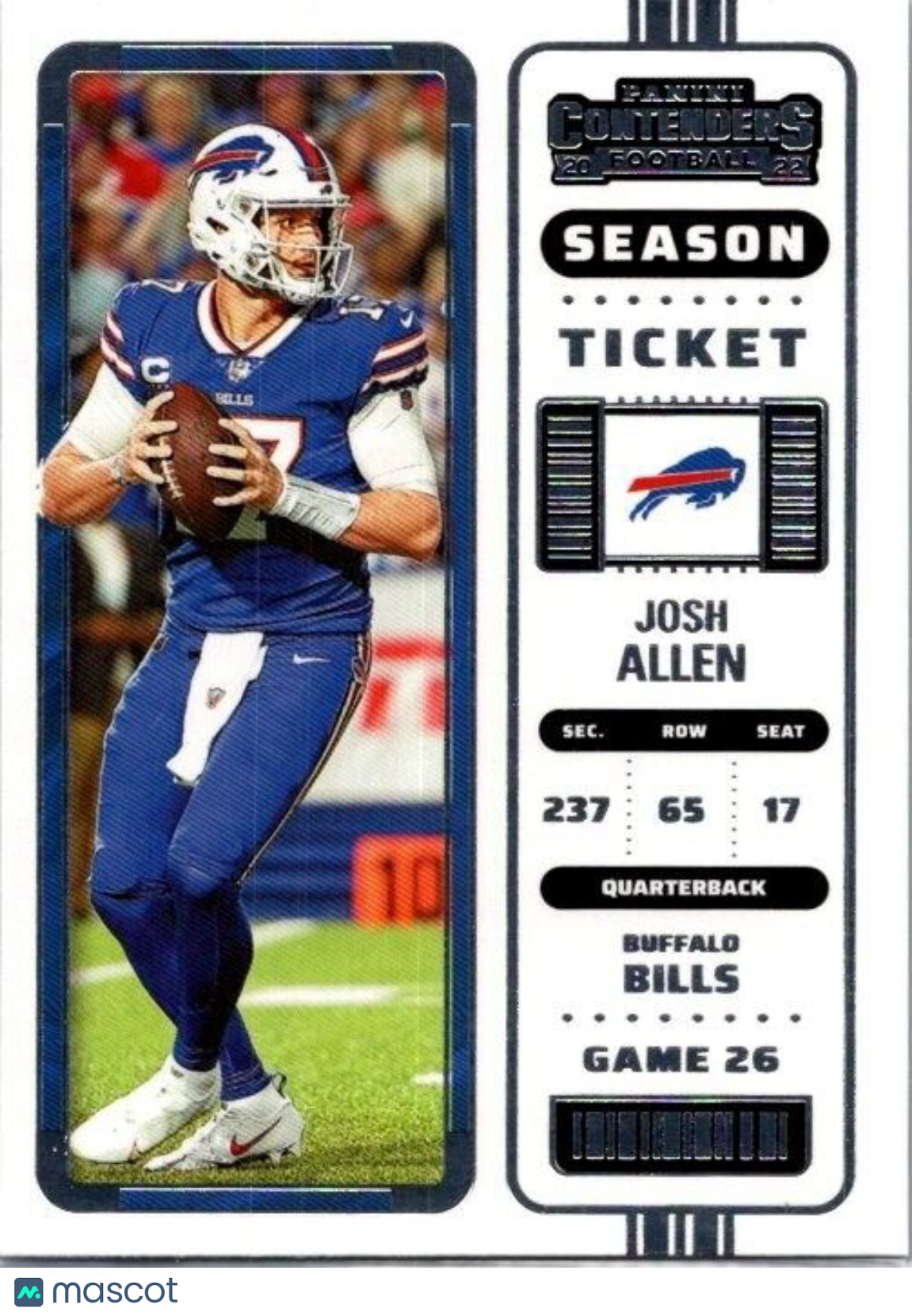 2022 Panini Contenders - Season Ticket #11 Josh Allen