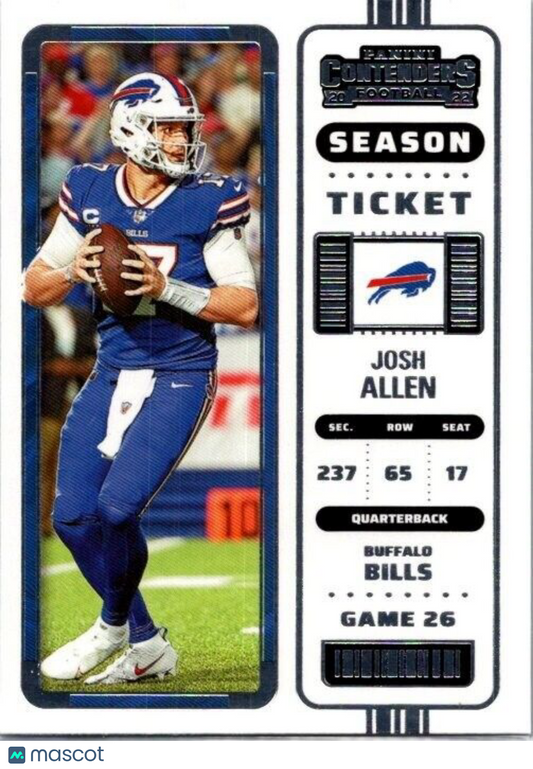 2022 Panini Contenders - Season Ticket #11 Josh Allen