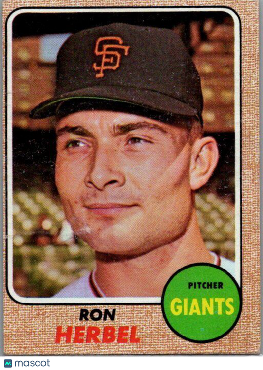 1968 Topps #333 Ron Herbel EX-NM