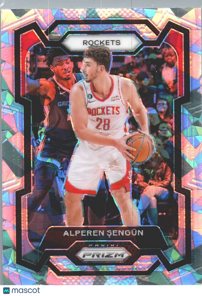 2023-24 Panini Prizm - Ice Prizm #20 Alperen Sengun