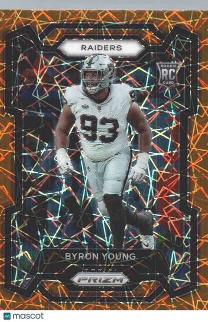 2023 Panini Prizm #355 Byron Young Lazer