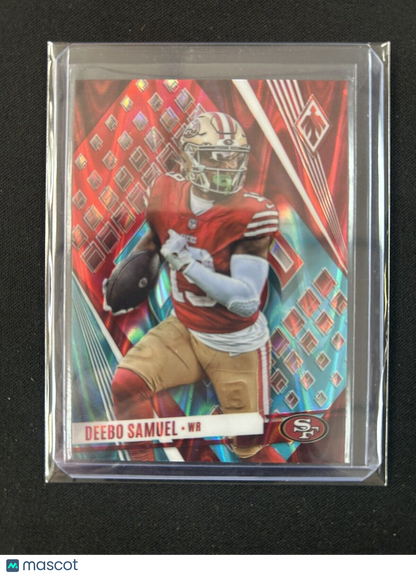 2023 Panini Phoenix #72 Deebo Samuel Fire and Ice Seismic #/50