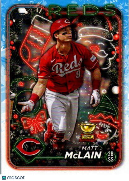 2024 Topps Holiday #H185 Matt McLain