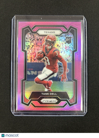 2023 Panini Prizm - Rookies Pink Prizm #341 Tank Dell (RC)