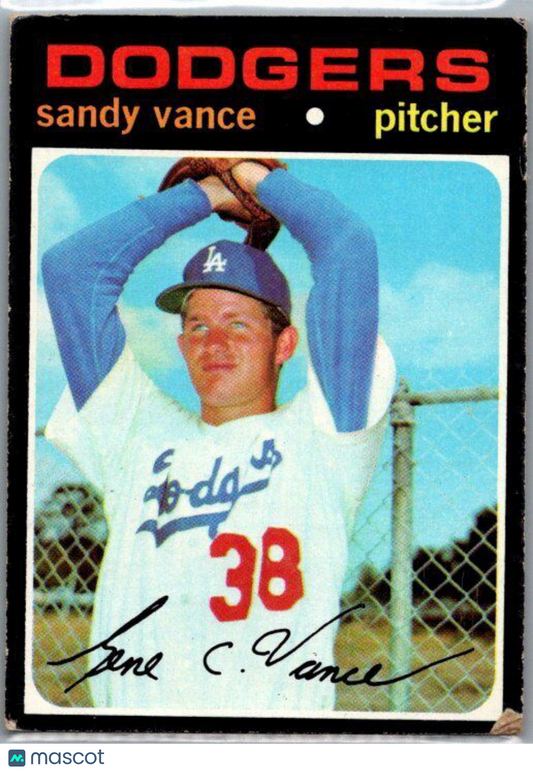 1971 Topps #34 Sandy Vance