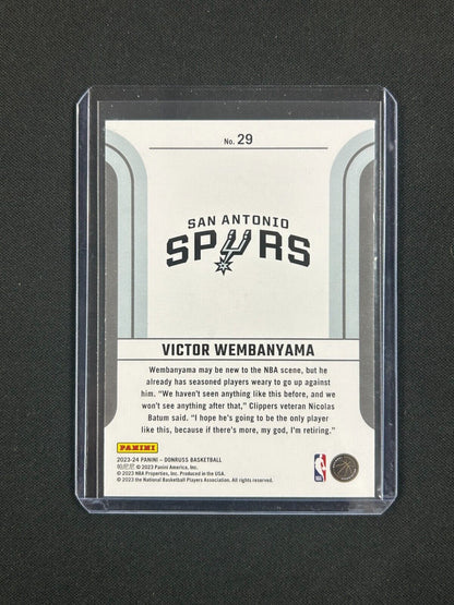 2023-24 Panini Donruss - Franchise Features #29 Victor Wembanyama (RC)