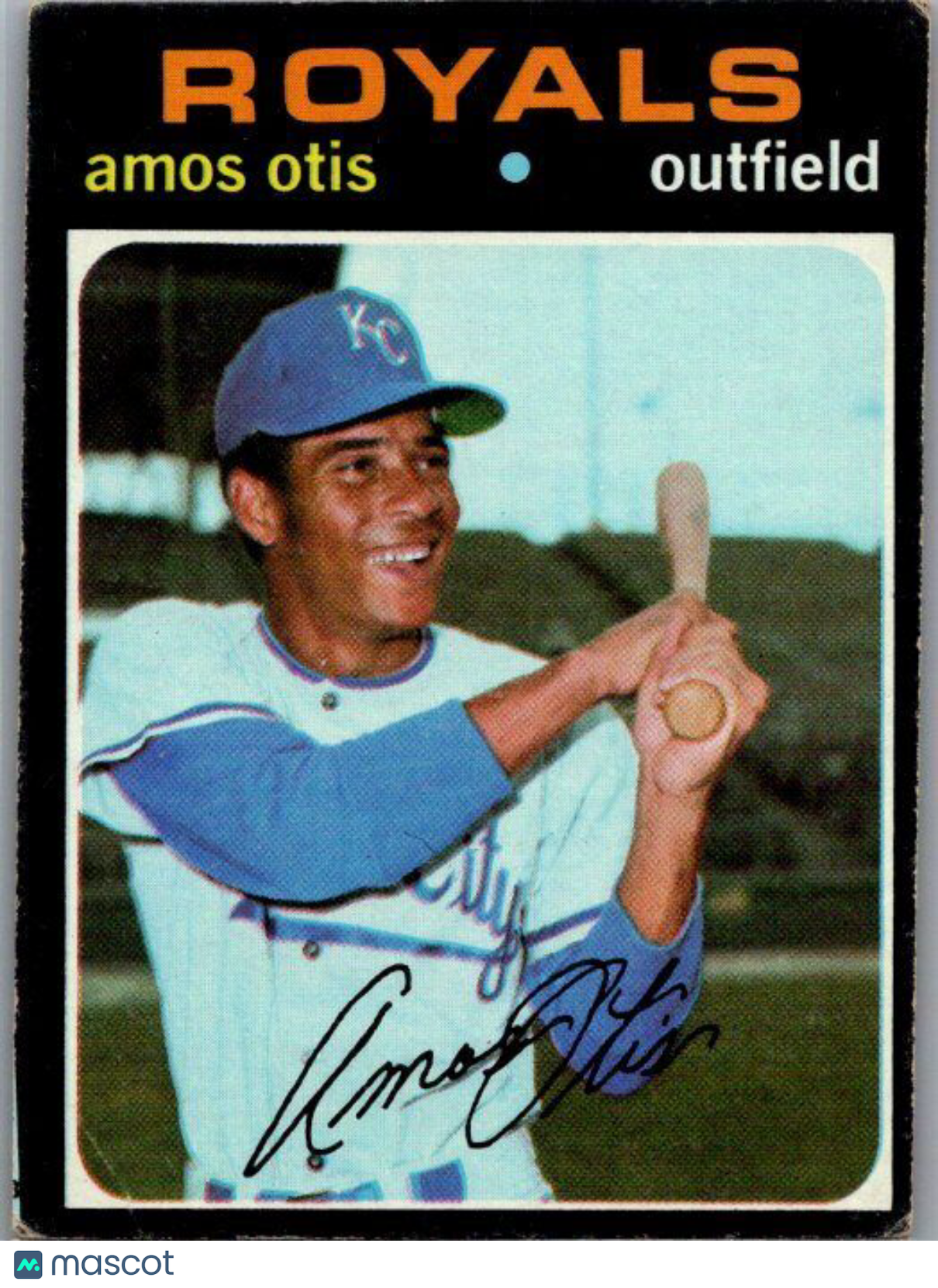 1971 Topps #610 Amos Otis