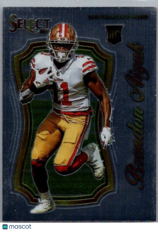 2020 Panini Select - Select Certified Rookies #SCR-10 Brandon Aiyuk (RC)