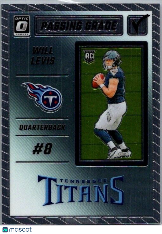 2023 Panini Donruss Optic - Passing Grade #PG-WL Will Levis (RC)