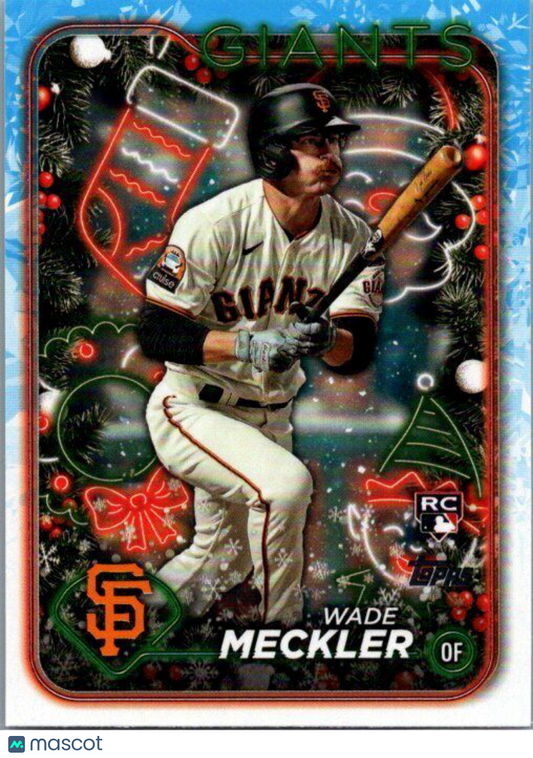 2024 Topps Holiday #H16 Wade Meckler