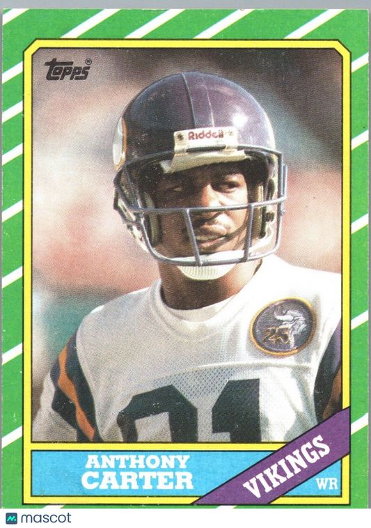 1986 Topps - #297 Anthony Carter (RC)