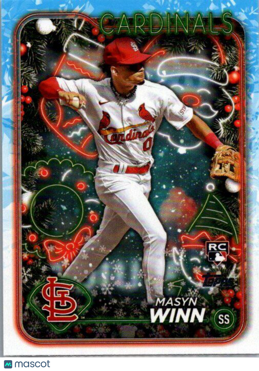 2024 Topps Holiday #H94 Masyn Winn