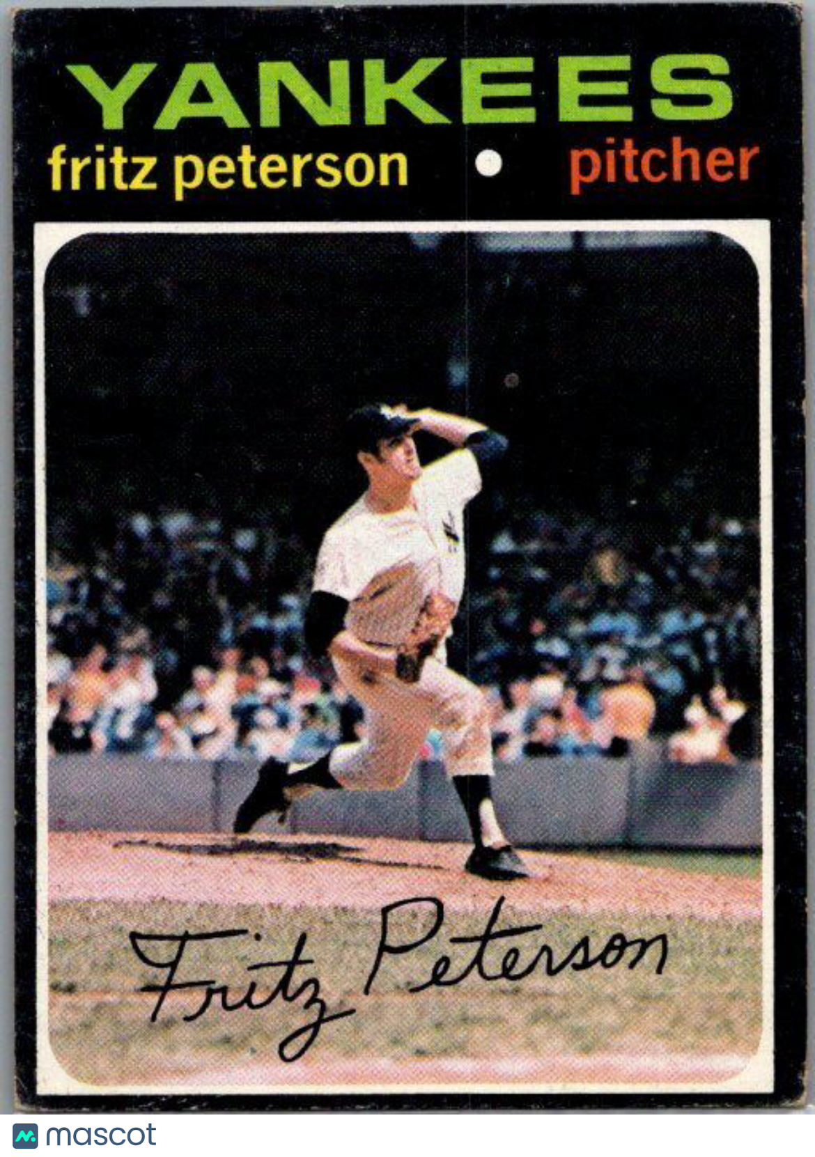 1971 Topps #460 Fritz Peterson