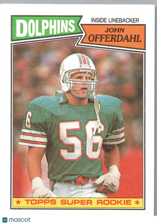 1987 Topps - #244 John Offerdahl (RC)