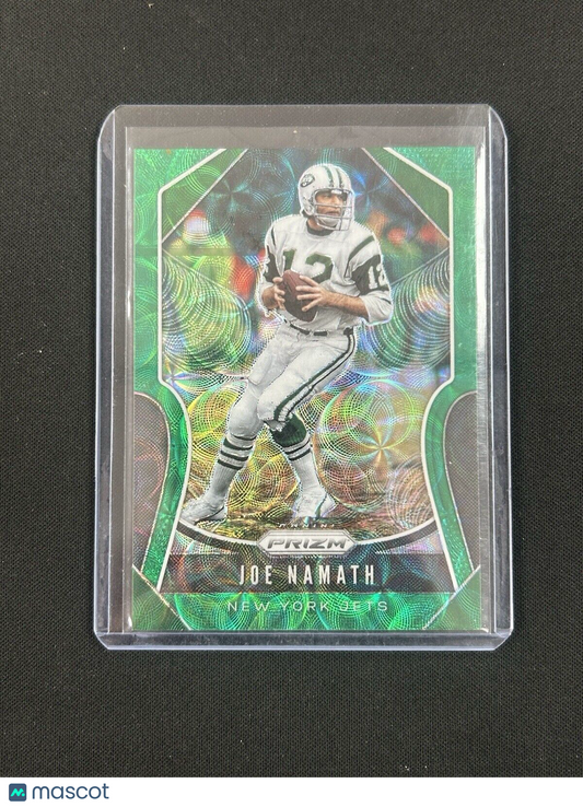 2019 Panini Prizm Green Scope Joe Namath /75