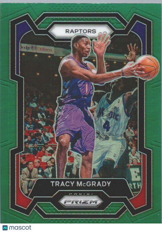 2023-24 Panini Prizm - Green Prizm #196 Tracy McGrady