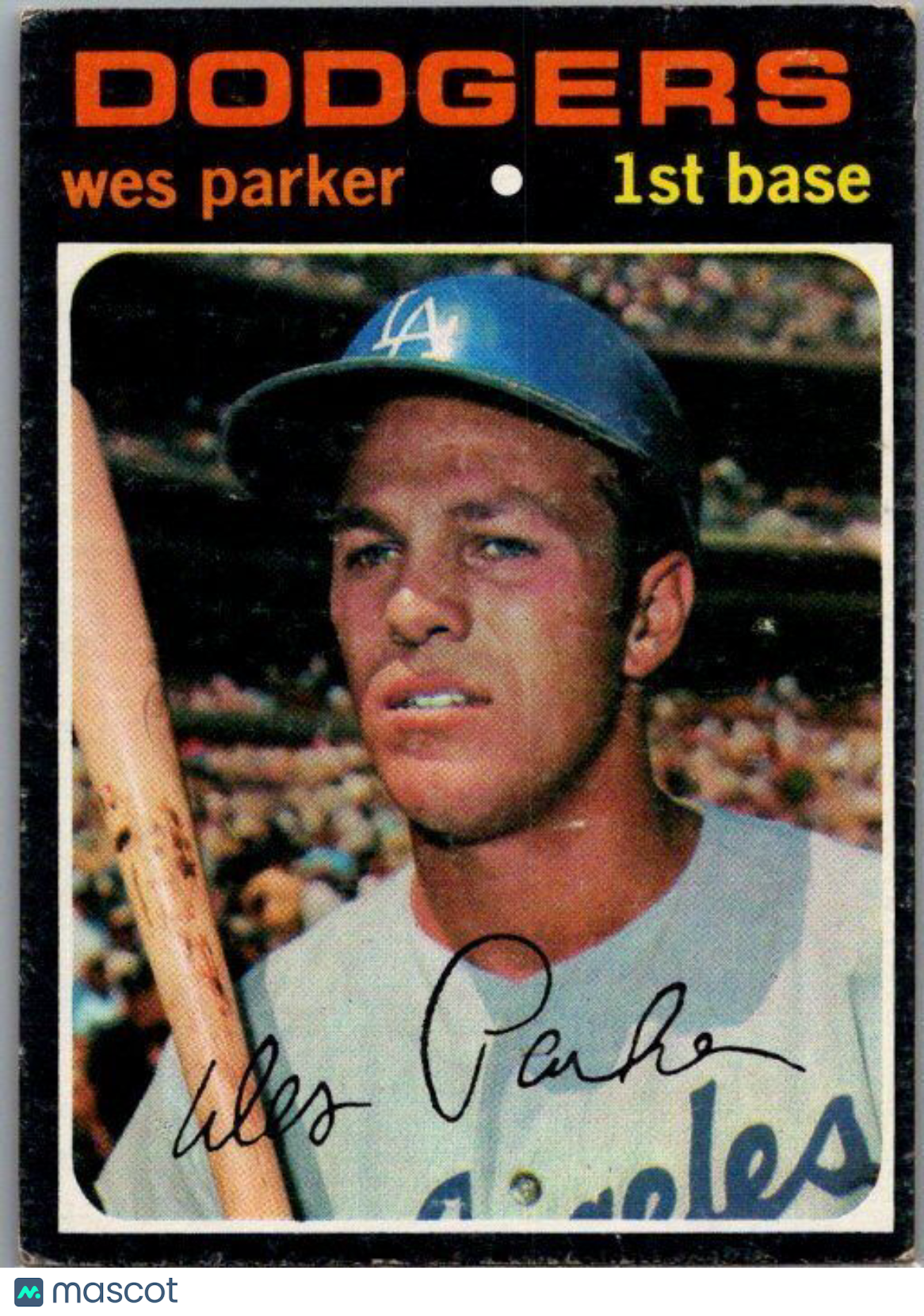 1971 Topps #430 Wes Parker