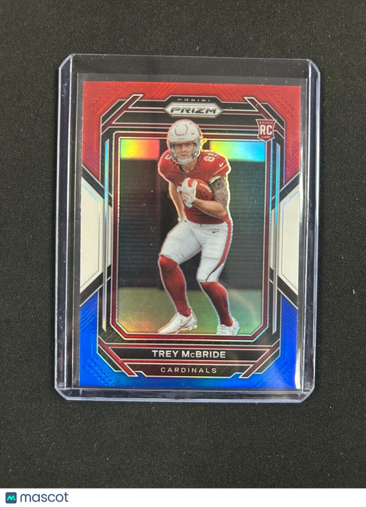 2022 Panini Prizm Red White and Blue Rookies #327 Trey McBride (RC)