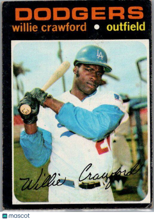 1971 Topps #519 Willie Crawford