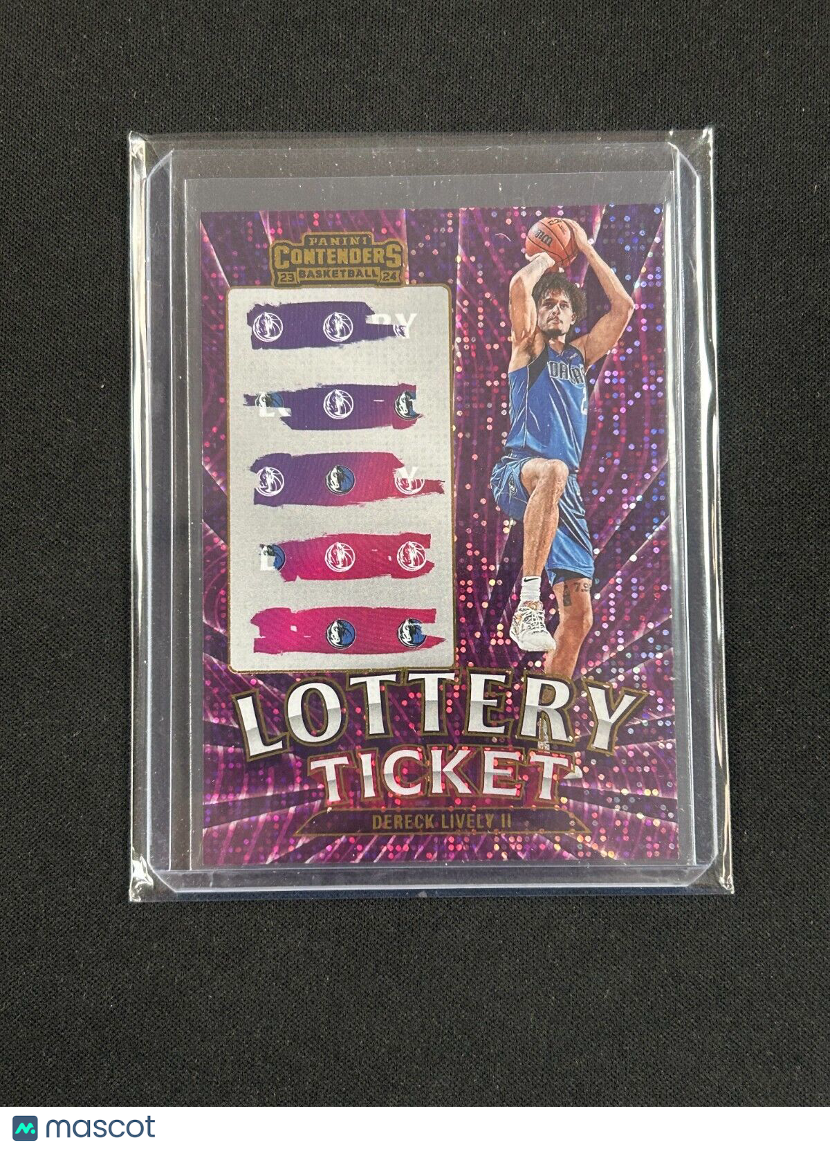 2023-24 Panini Contenders - Lottery Ticket #12 Dereck Lively (RC)