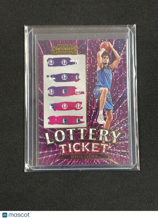 2023-24 Panini Contenders - Lottery Ticket #12 Dereck Lively (RC)